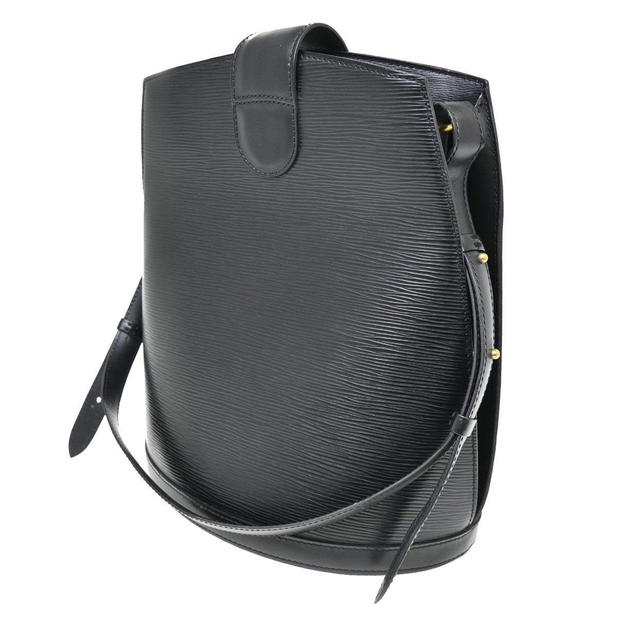 Louis Vuitton Louis Vuitton Cluny Shoulder Bag Epi Leather Black Leather Shoulder Bag Bag (Pre-Loved)