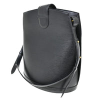Louis Vuitton Louis Vuitton Cluny Shoulder Bag Epi Leather Black Leather Shoulder Bag Bag (Pre-Loved)