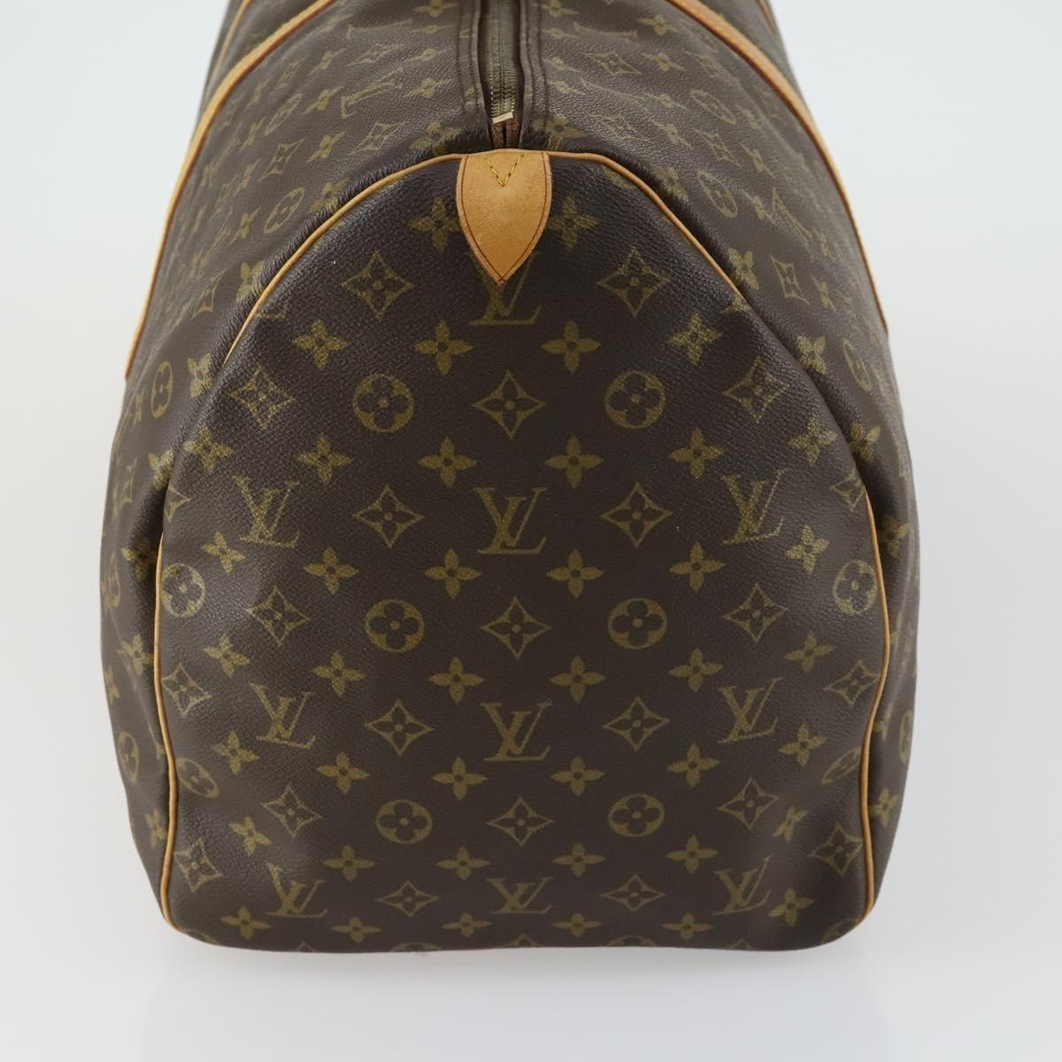 Louis Vuitton Keepall Bag Monogram Canvas Brown Canvas Travel Bag Bag (Authentic Pre-Loved)