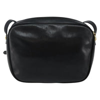 Salvatore Ferragamo Vala Shoulder Bag Leather Black Leather Shoulder Bag Bag (Pre-Loved)
