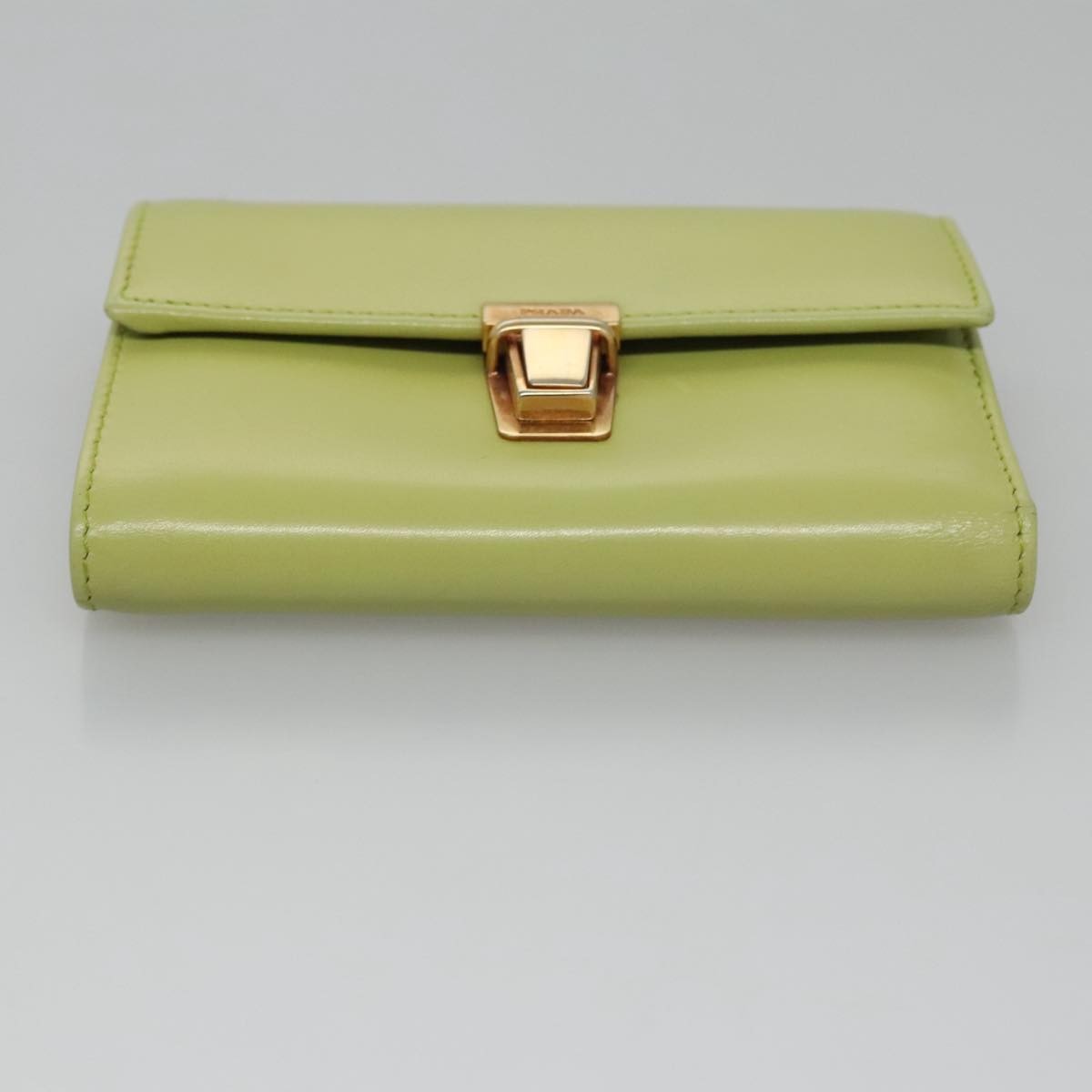 Prada Prada Wallet Green Leather Wallets Accessory (Authentic Pre-Loved)