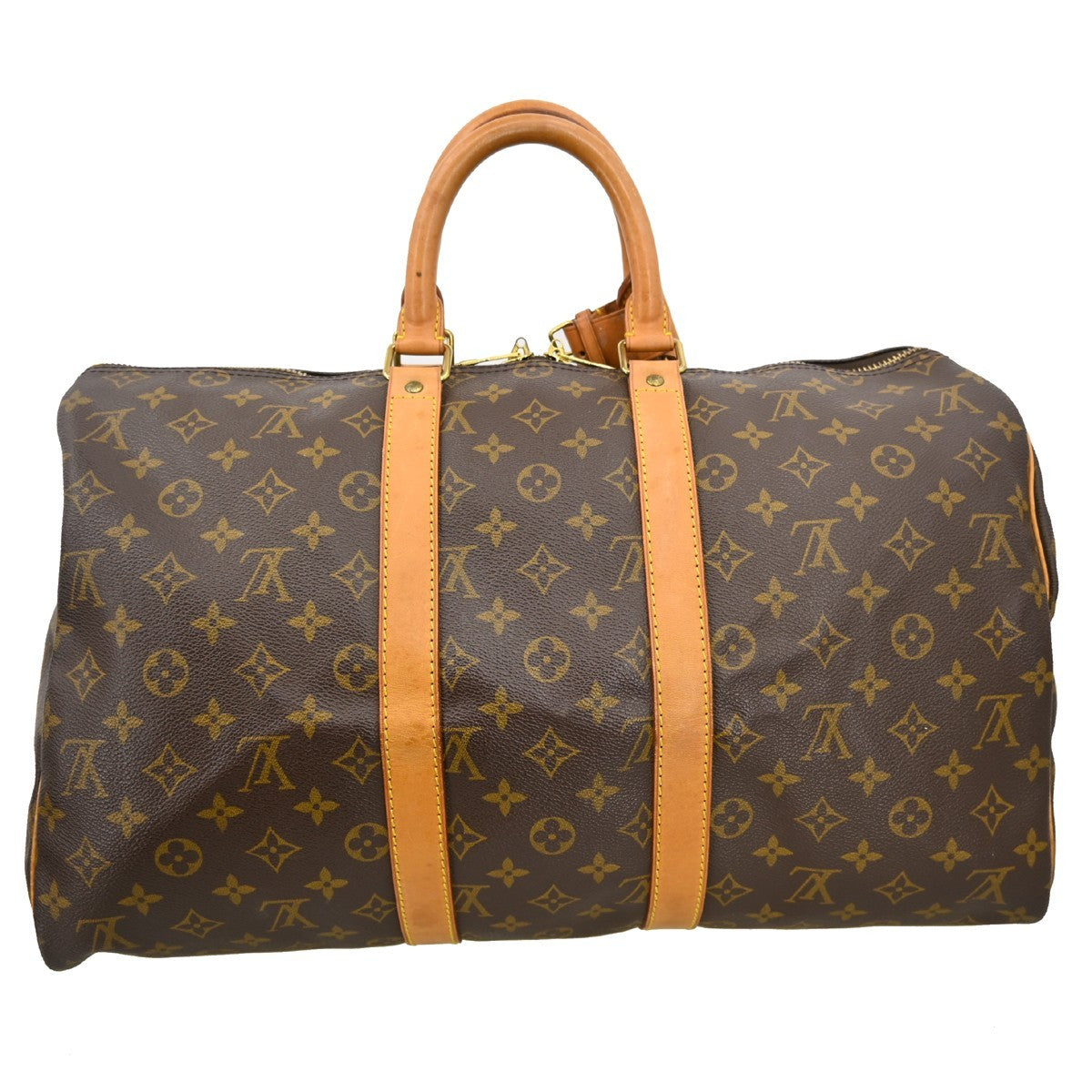 Louis Vuitton Louis Vuitton Keepall Bag Monogram Canvas Brown Canvas Travel Bag Bag (Pre-Loved)