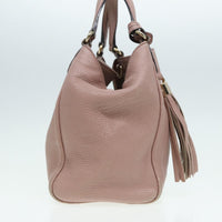 Gucci Soho Convertible Shoulder Bag Leather Pink Leather Tote Bag Bag (Authentic Pre-Loved)