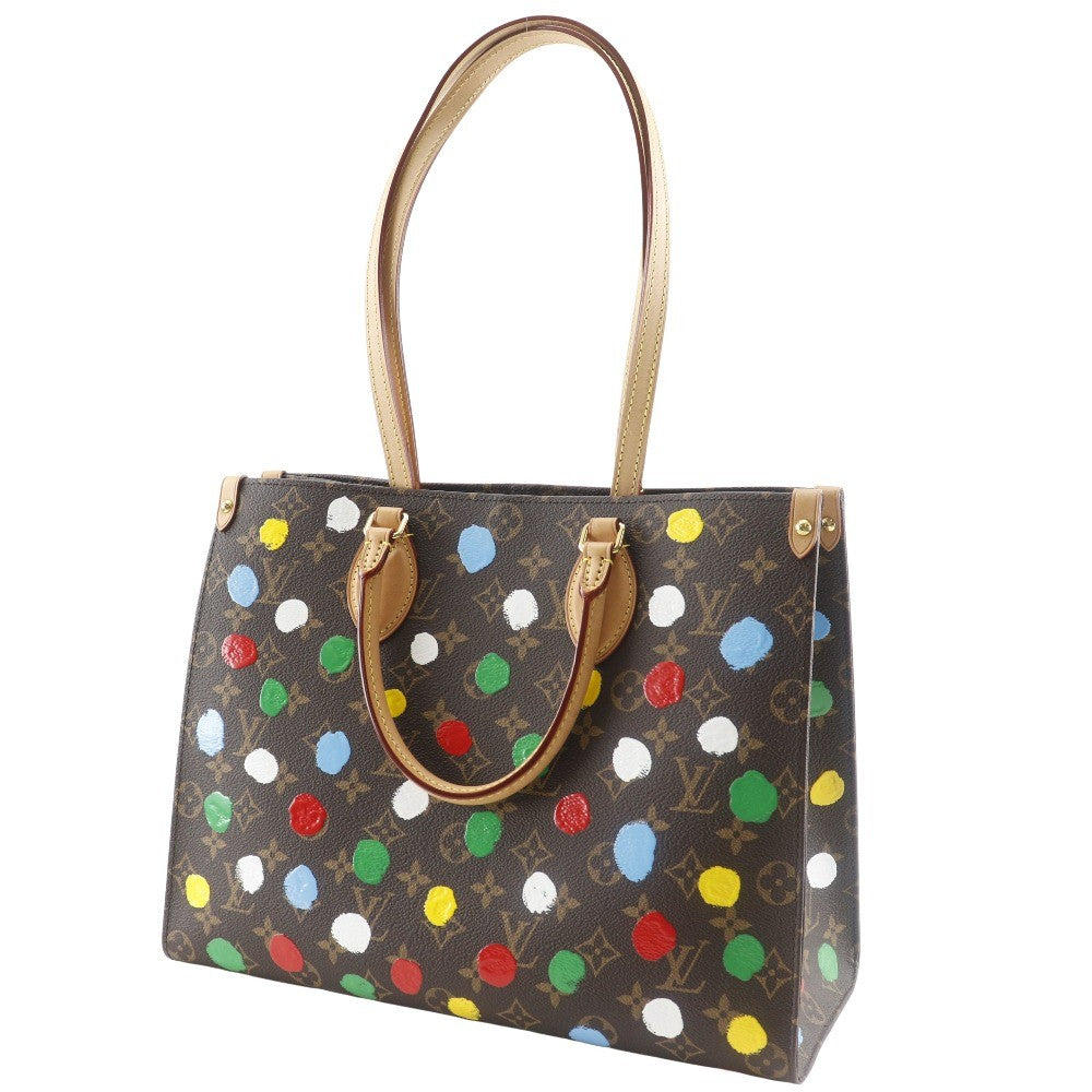 Louis Vuitton Louis Vuitton Onthego Tote Yayoi Kusama Painted Dots Monogram Canvas Multicolour Canvas Tote Bag Bag (Pre-Loved)