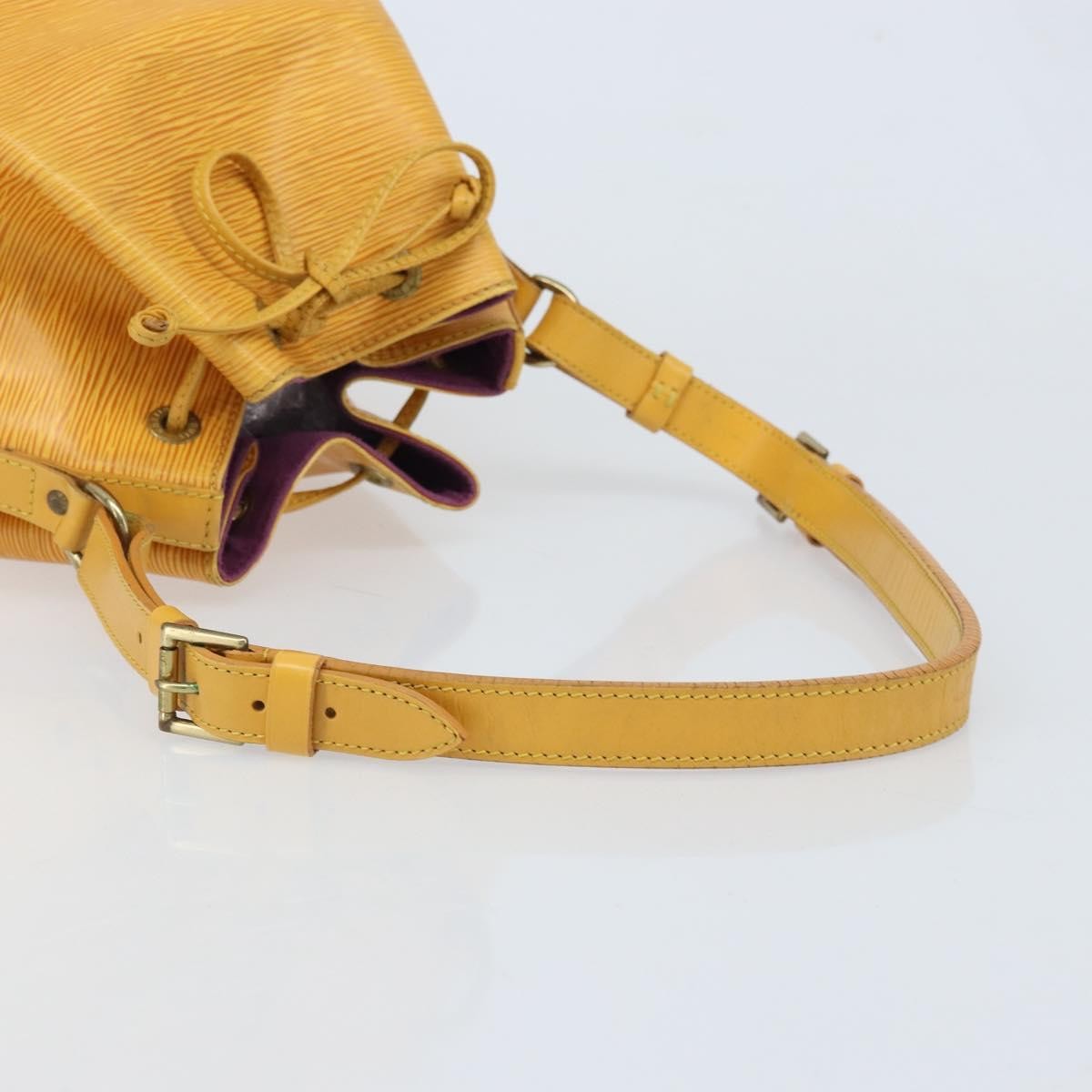Louis Vuitton Petit Noe Handbag Epi Leather Yellow Leather Shoulder Bag Bag (Authentic Pre-Loved)