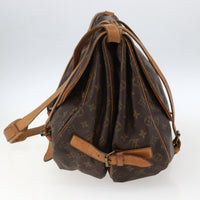 Louis Vuitton Louis Vuitton Saumur Handbag Monogram Canvas Brown Canvas Shoulder Bag Bag (Pre-Loved)