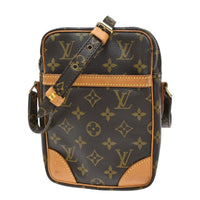 Louis Vuitton Danube Handbag Monogram Canvas Brown Canvas Shoulder Bag Bag (Authentic Pre-Loved)