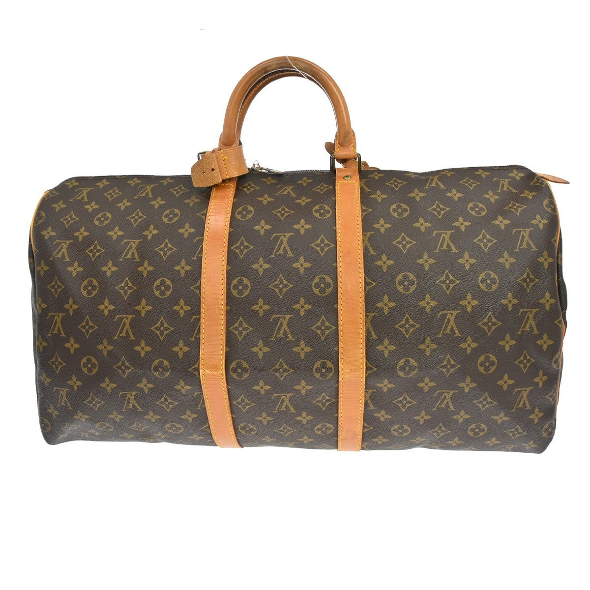 Louis Vuitton Louis Vuitton Keepall Bag Monogram Canvas Brown Canvas Travel Bag Bag (Authentic Pre-Loved)