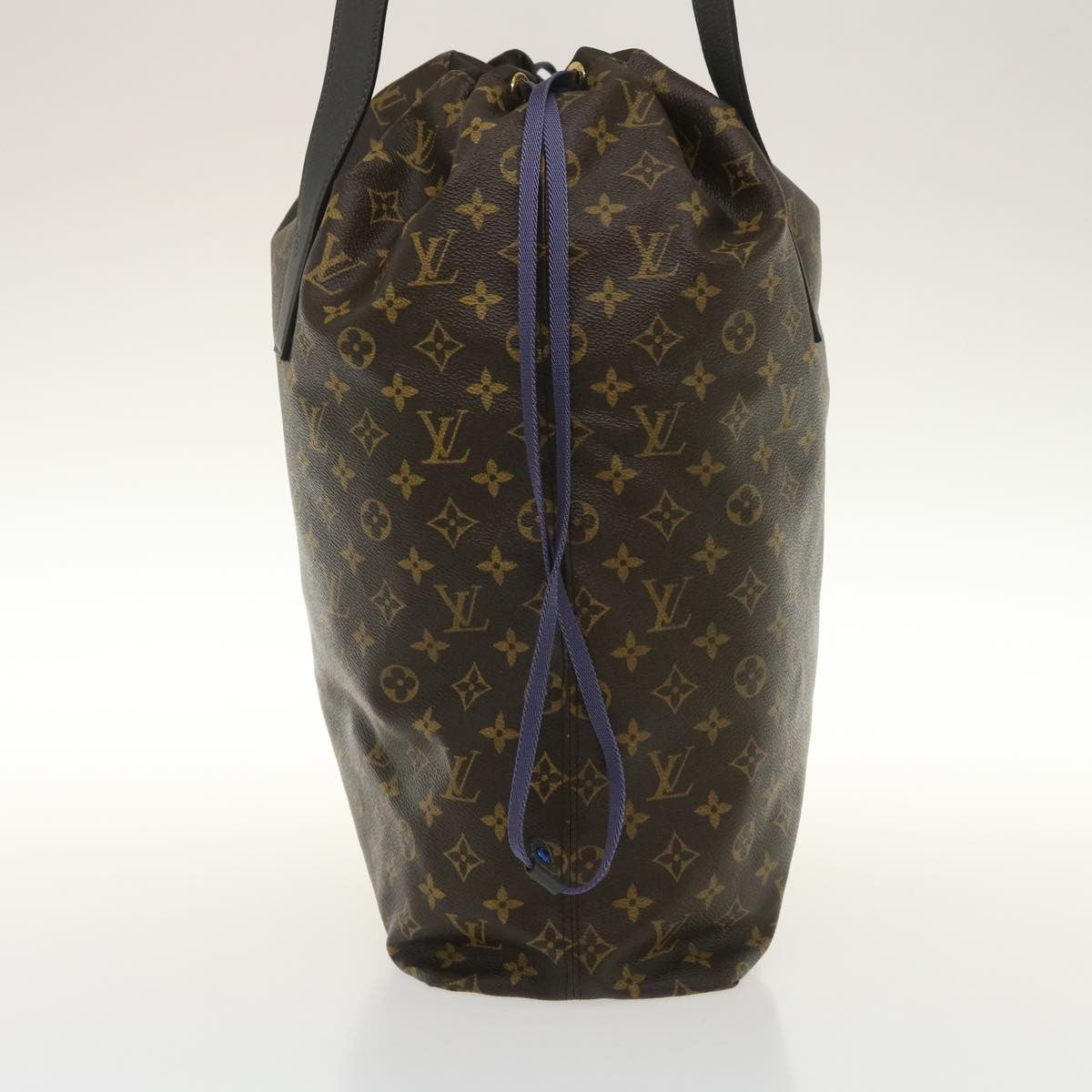 Louis Vuitton Cabas Light Drawstring Bag Monogram Split Canvas Brown Canvas Tote Bag Bag (Authentic Pre-Loved)