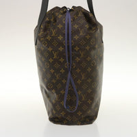 Louis Vuitton Cabas Light Drawstring Bag Monogram Split Canvas Brown Canvas Tote Bag Bag (Authentic Pre-Loved)