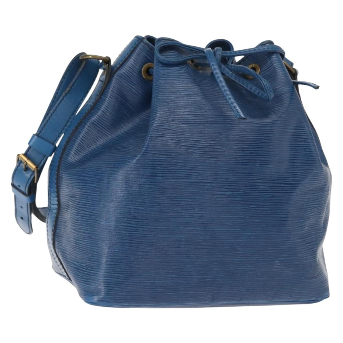 Louis Vuitton Noe Handbag Epi Leather Blue Leather Shoulder Bag Bag (Authentic Pre-Loved)
