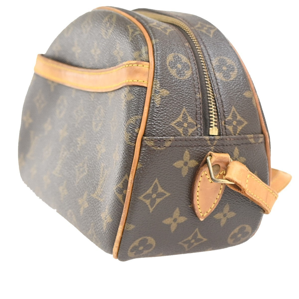 Louis Vuitton Blois Handbag Monogram Canvas Brown Canvas Shoulder Bag Bag (Authentic Pre-Loved)