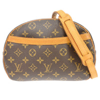 Louis Vuitton Blois Handbag Monogram Canvas Brown Canvas Shoulder Bag Bag (Pre-Loved)