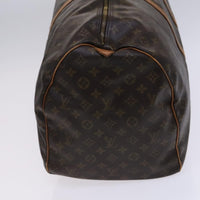 Louis Vuitton Keepall Bag Monogram Canvas Brown Canvas Travel Bag Bag (Pre-Loved)