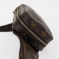 Louis Vuitton Geronimos Waist Bag Monogram Canvas Brown Canvas Shoulder Bag Bag (Authentic Pre-Loved)