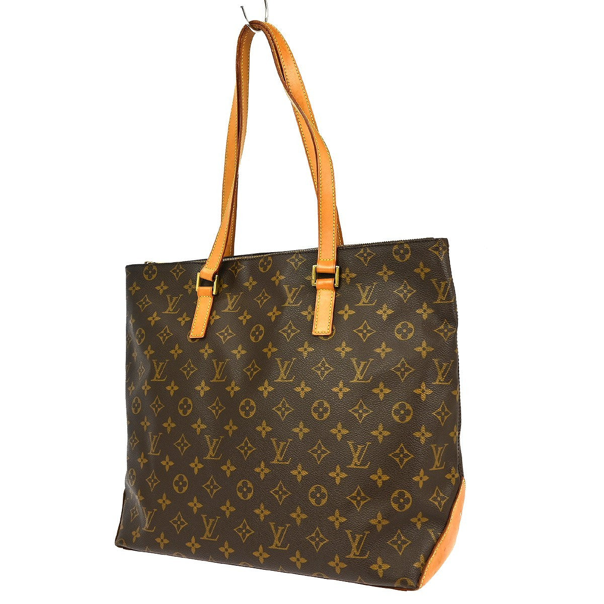 Louis Vuitton Cabas Mezzo Monogram Canvas Brown Canvas Tote Bag Bag (Authentic Pre-Loved)