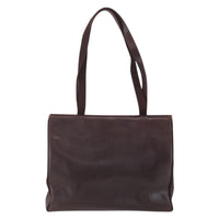 Salvatore Ferragamo Vala Tote Leather Brown Leather Tote Bag Bag (Authentic Pre-Loved)