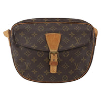 Louis Vuitton Jeune Fille Handbag Monogram Canvas Brown Canvas Shoulder Bag Bag (Pre-Loved)