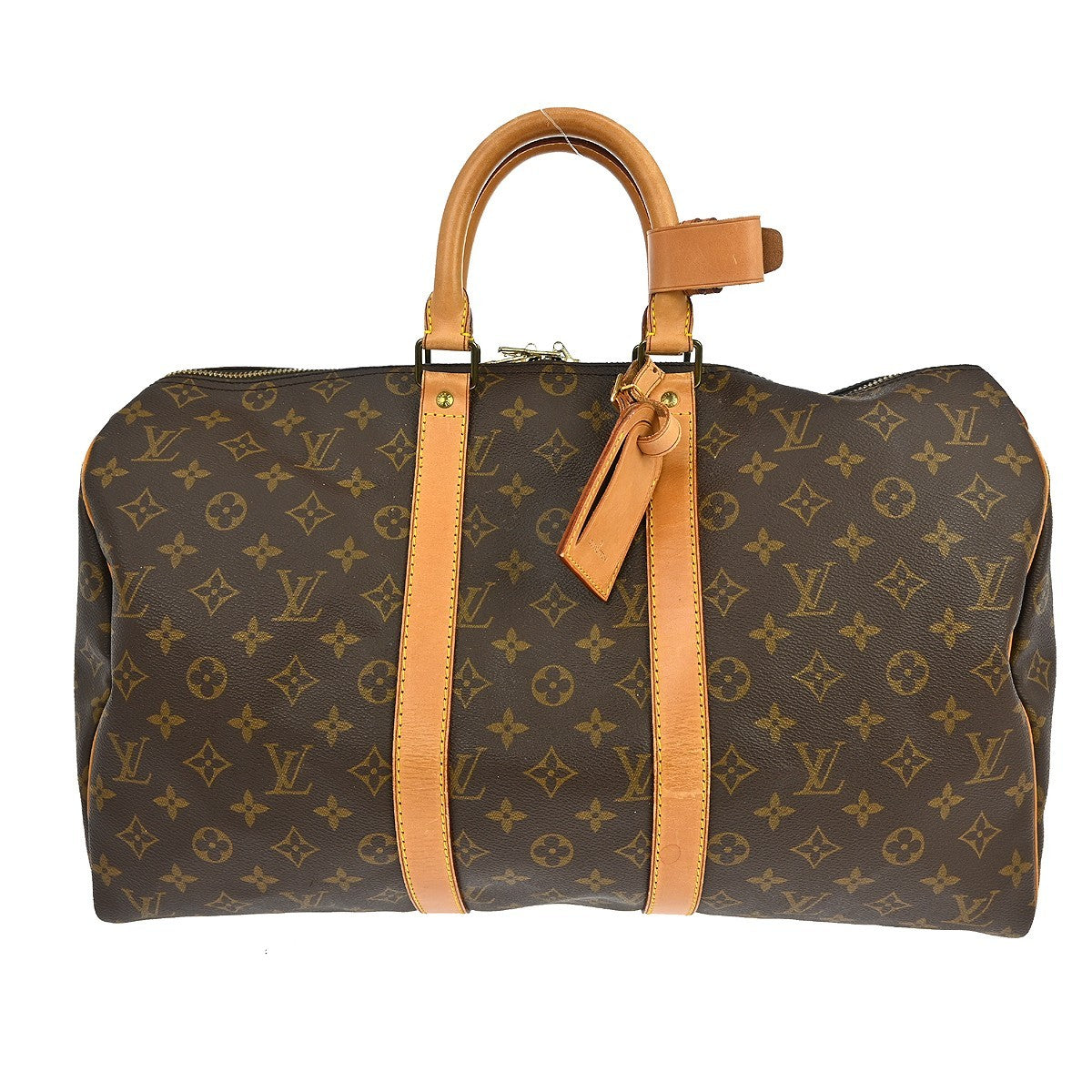 Louis Vuitton Louis Vuitton Keepall Bag Monogram Canvas Brown Canvas Travel Bag Bag (Pre-Loved)