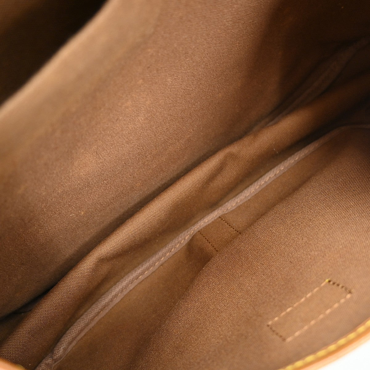 Louis Vuitton Saumur Handbag Monogram Canvas Brown Canvas Travel Bag Bag (Authentic Pre-Loved)