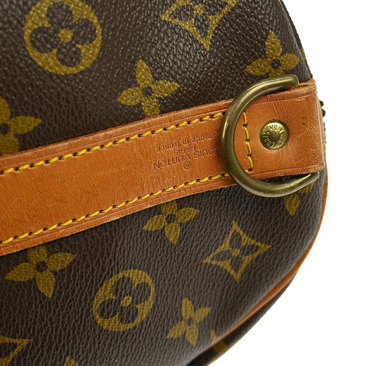 Louis Vuitton Keepall Bandouliere Bag Monogram Canvas Brown Canvas Travel Bag Bag (Pre-Loved)