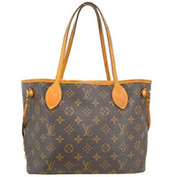 Louis Vuitton Louis Vuitton Neverfull Bandouliere Inside Out Monogram Canvas With Leather Brown Canvas Tote Bag Bag (Authentic Pre-Loved)