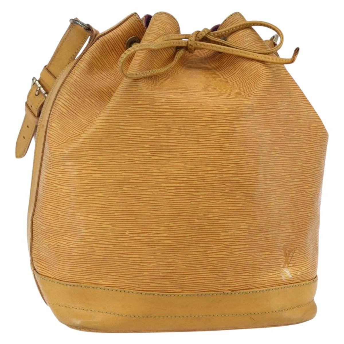 Louis Vuitton Petit Noe Nm Handbag Epi Leather Yellow Leather Shoulder Bag Bag (Authentic Pre-Loved)