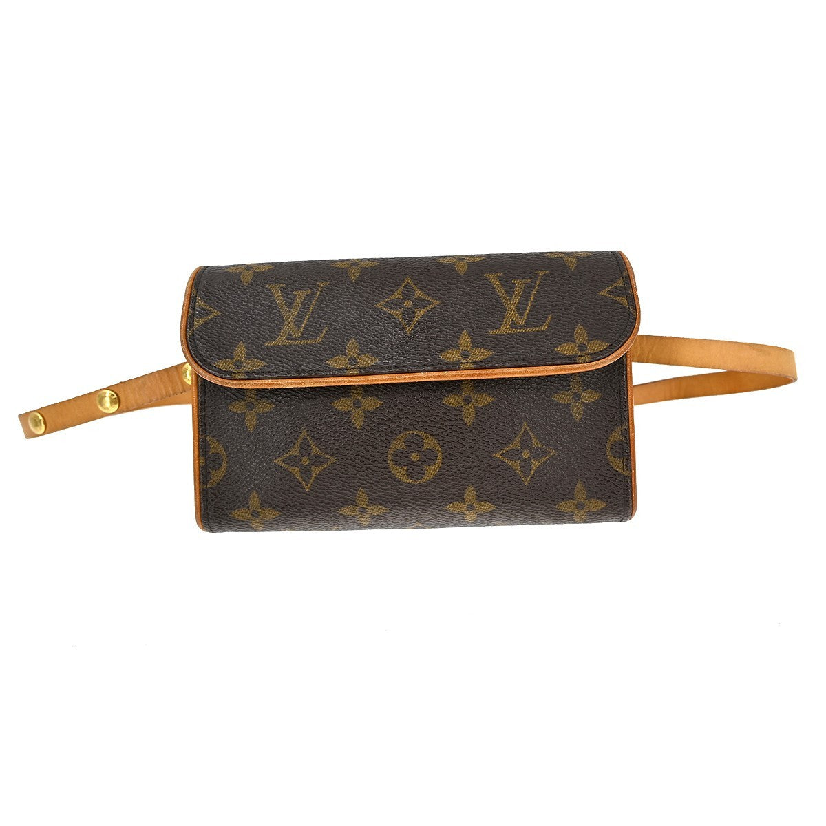 Louis Vuitton Louis Vuitton Florentine Waist Bag Monogram Canvas Brown Canvas Clutche & Pouche Bag (Pre-Loved)