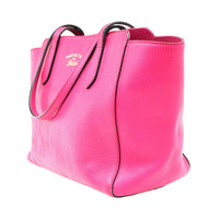 Gucci Swing Tote Leather Pink Leather Tote Bag Bag (Authentic Pre-Loved)