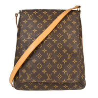 Louis Vuitton Musette Salsa Handbag Monogram Canvas Brown Canvas Shoulder Bag Bag (Authentic Pre-Loved)