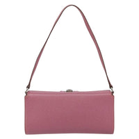 Salvatore Ferragamo Gancini Pouch Leather Pink Leather Clutche & Pouche Bag (Authentic Pre-Loved)