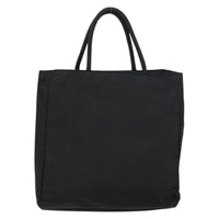 Prada Vintage Tote Nylon Black Nylon Tote Bag Bag (Authentic Pre-Loved)