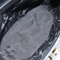 Salvatore Ferragamo Vintage Tote Bag Leather Black Leather Tote Bag Bag (Pre-Loved)