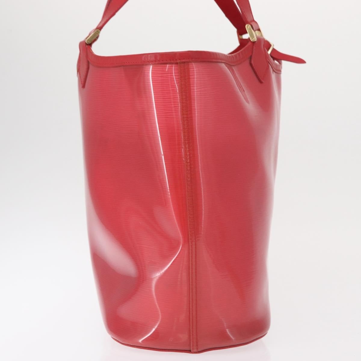Louis Vuitton Plage Lagoon Bay Handbag Vinyl Epi Leather Red Plastic Tote Bag Bag (Authentic Pre-Loved)