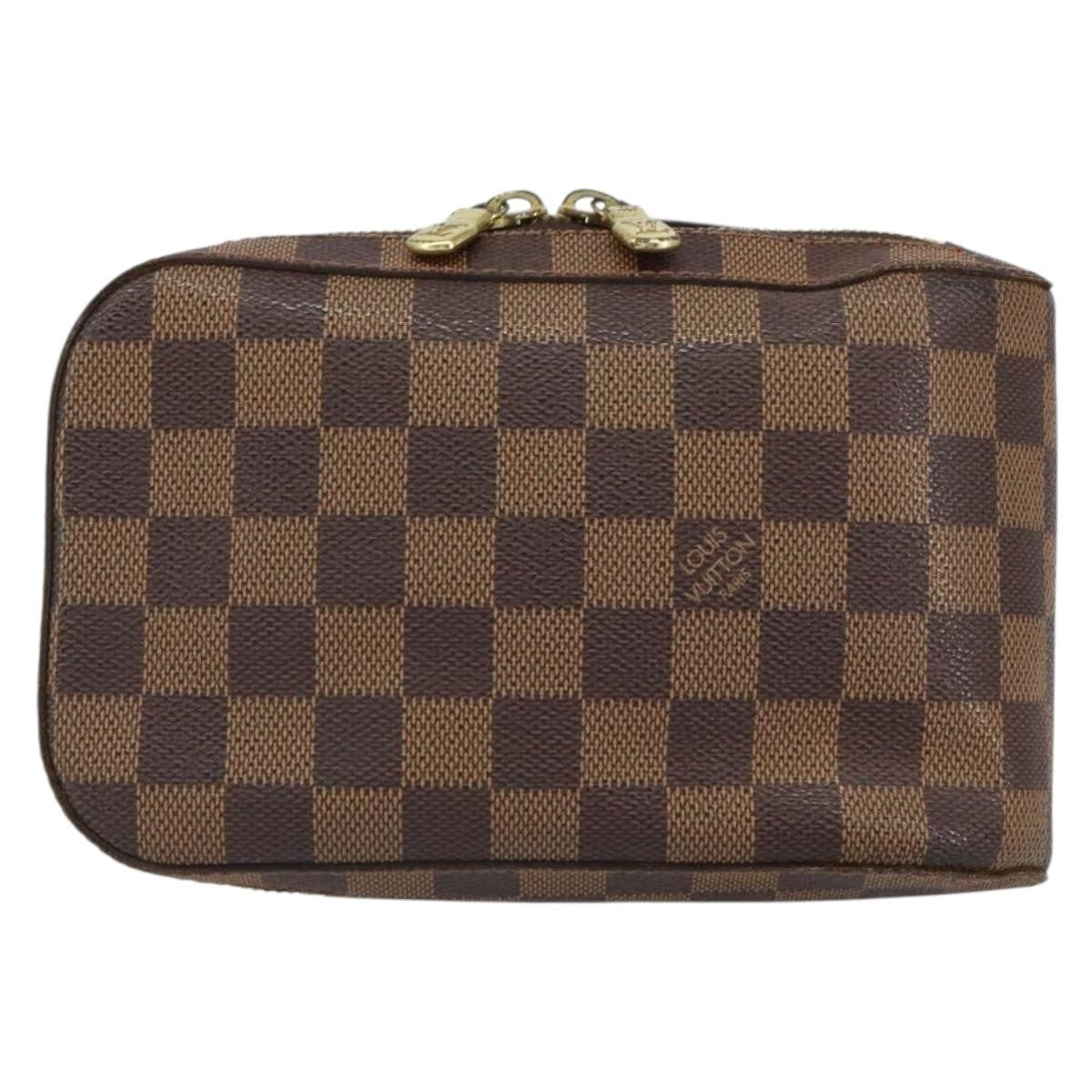 Louis Vuitton Geronimos Waist Bag Damier Brown Canvas Shoulder Bag Bag (Pre-Loved)