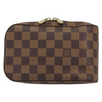 Louis Vuitton Geronimos Waist Bag Damier Brown Canvas Shoulder Bag Bag (Pre-Loved)