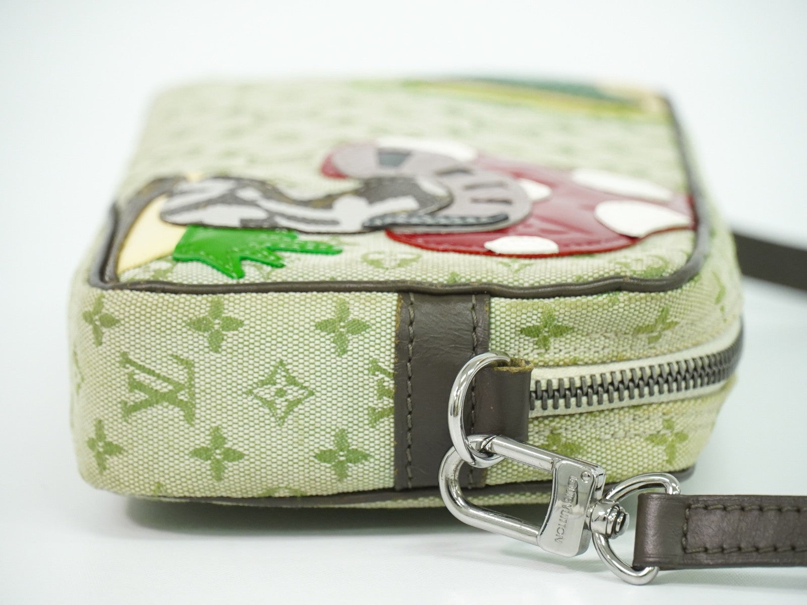 Louis Vuitton Conte De Fees Pochette Monogram Patchwork Khaki Canvas Shoulder Bag Bag (Authentic Pre-Loved)
