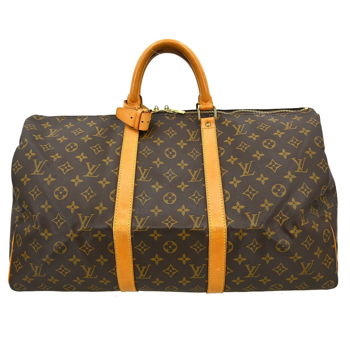 Louis Vuitton Louis Vuitton Keepall Bag Monogram Canvas Brown Canvas Travel Bag Bag (Authentic Pre-Loved)