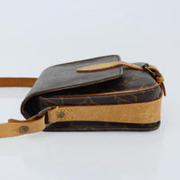 Louis Vuitton Cartouchiere Handbag Monogram Canvas Brown Canvas Shoulder Bag Bag (Pre-Loved)