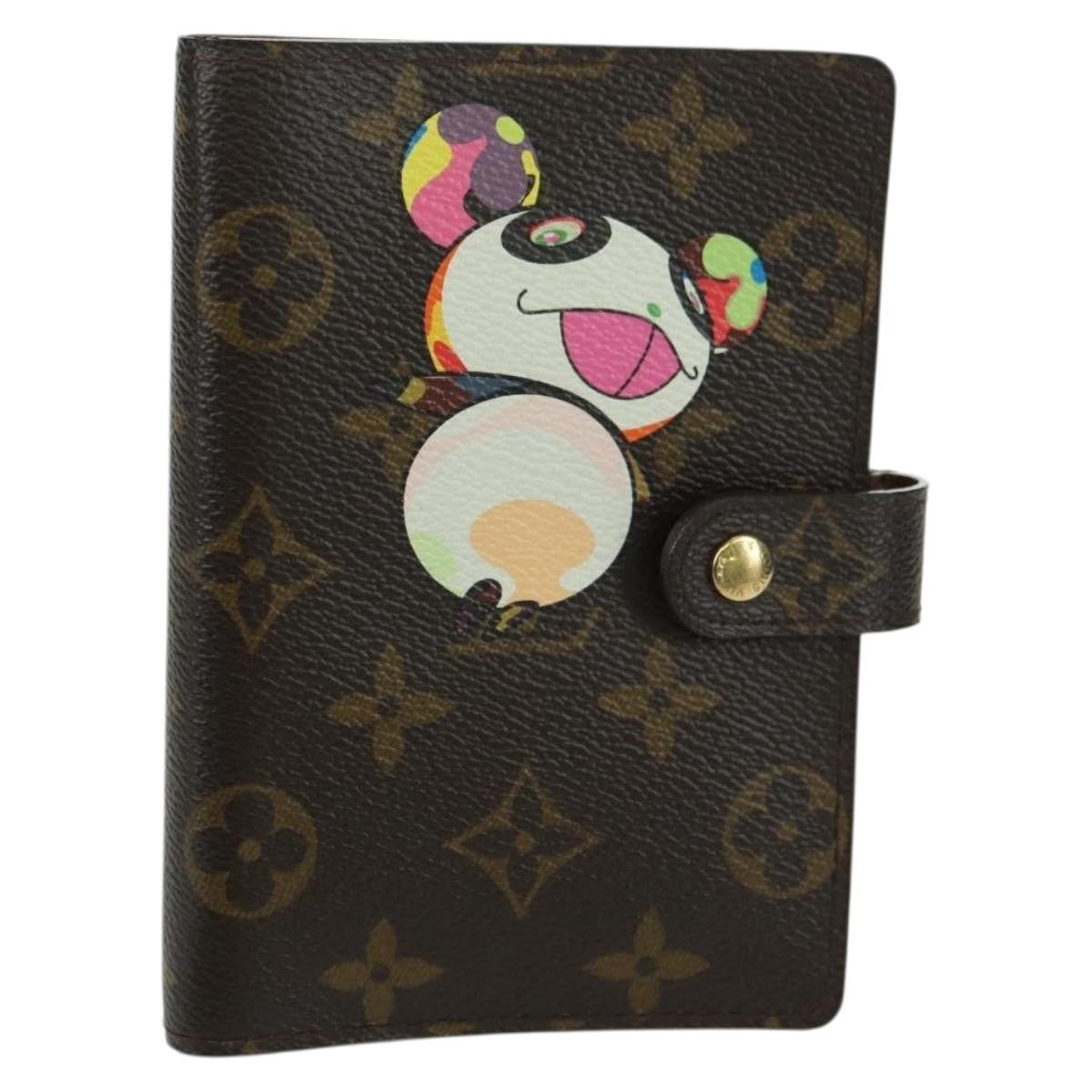 Louis Vuitton Agenda Cover Monogram Panda Brown Canvas Wallets Accessory (Authentic Pre-Loved)