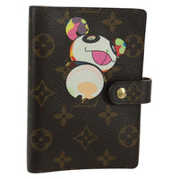 Louis Vuitton Agenda Cover Monogram Panda Brown Canvas Wallets Accessory (Authentic Pre-Loved)