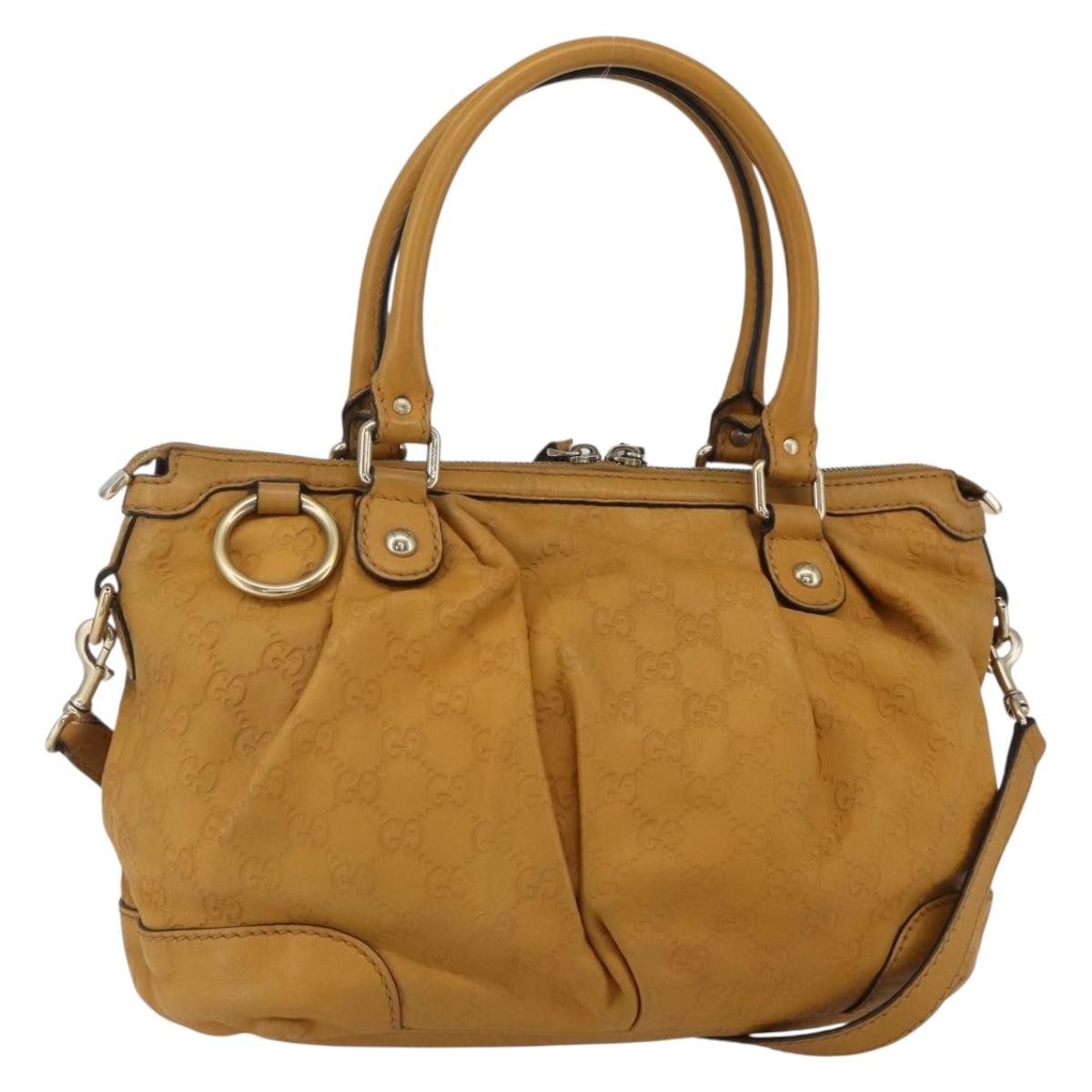 Gucci Sukey Top Handle Satchel Guccissima Leather Brown Leather Tote Bag Bag (Authentic Pre-Loved)