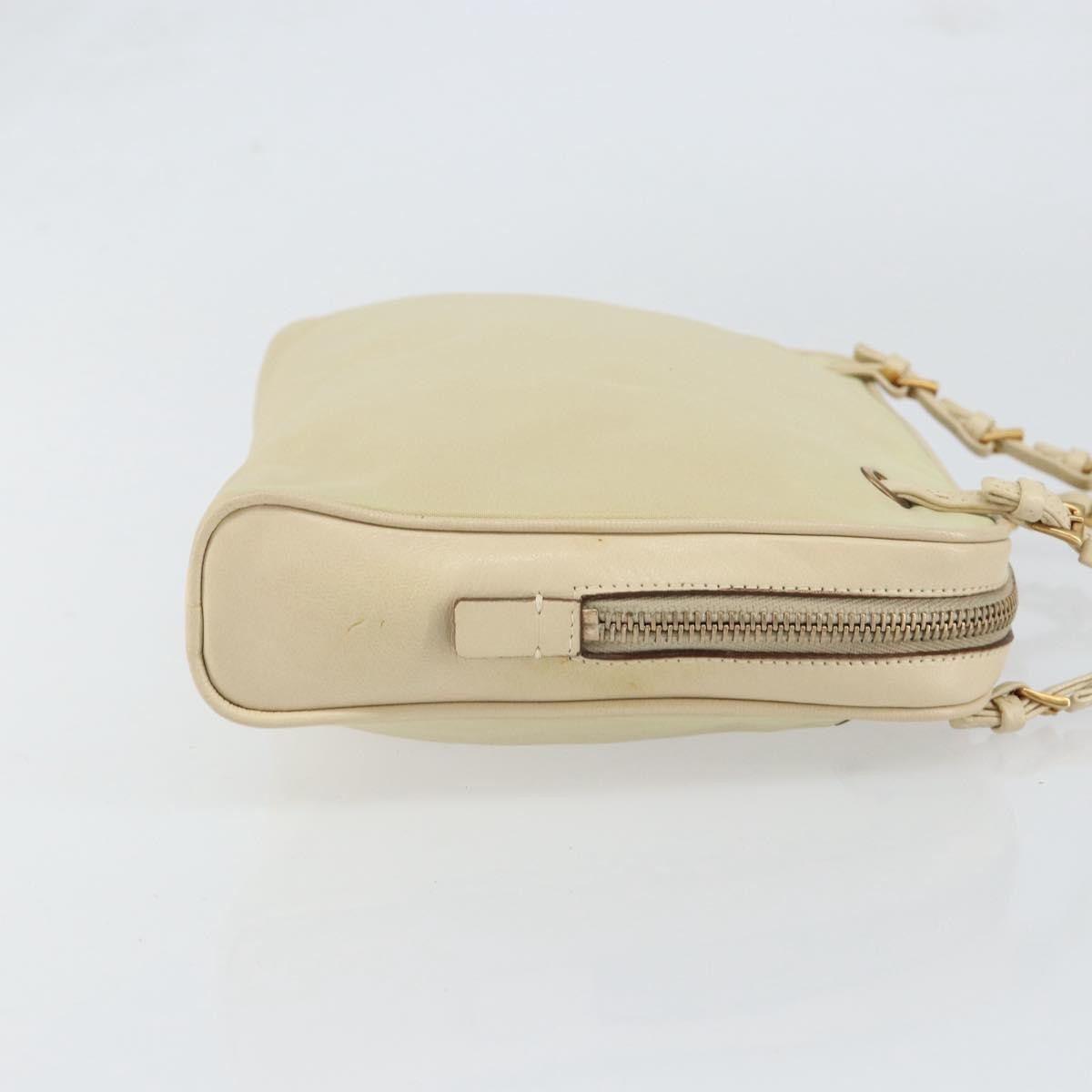 Prada Vintage Handbag Tessuto Beige Nylon Handbag (Authentic Pre-Loved)