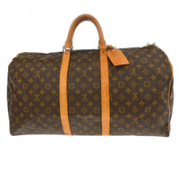 Louis Vuitton Louis Vuitton Keepall Bag Monogram Canvas Brown Canvas Travel Bag Bag (Pre-Loved)