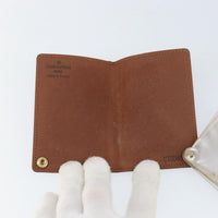 Louis Vuitton Porte Cartes Pression Card Case Monogram Canvas Brown Canvas Card Holders Accessory (Pre-Loved)