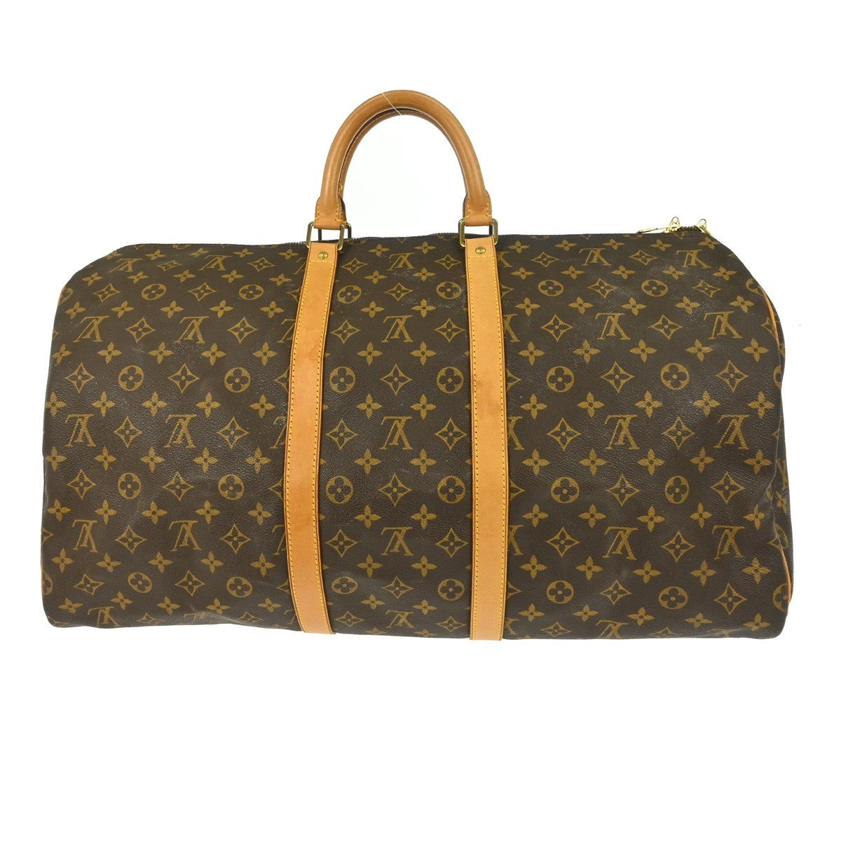 Louis Vuitton Louis Vuitton Keepall Bag Monogram Canvas Brown Canvas Travel Bag Bag (Pre-Loved)