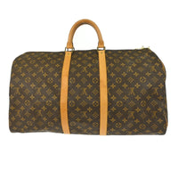 Louis Vuitton Louis Vuitton Keepall Bag Monogram Canvas Brown Canvas Travel Bag Bag (Pre-Loved)