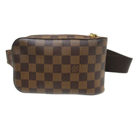 Louis Vuitton Geronimos Waist Bag Damier Brown Canvas Clutche & Pouche Bag (Pre-Loved)