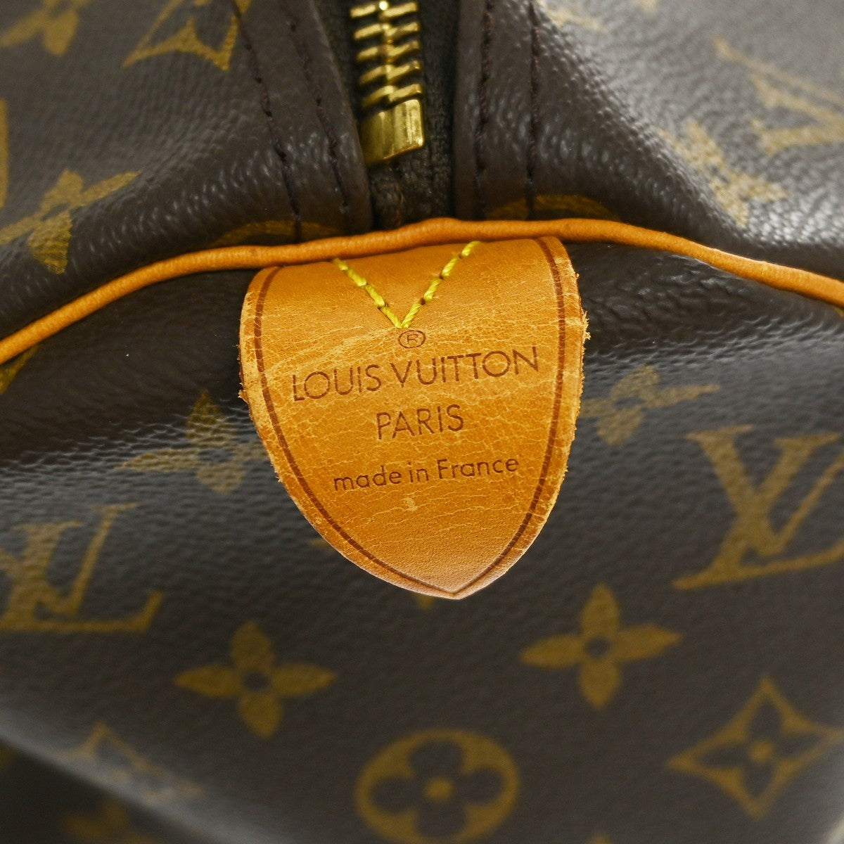 Louis Vuitton Keepall Bag Monogram Canvas Brown Canvas Travel Bag Bag (Authentic Pre-Loved)