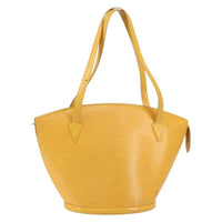 Louis Vuitton Saint Jacques Handbag Epi Leather Yellow Leather Shoulder Bag Bag (Pre-Loved)